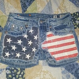 Girls Miss Me shorts
